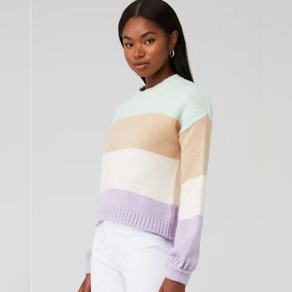 For Love & Lemons Hailey Striped Sweater size XS - Picture 1 of 13